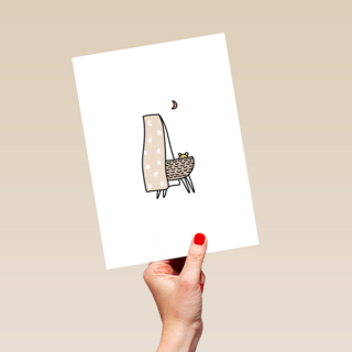 Geboortefelicitatie wiegje