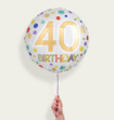 Ballon 40 Birthday Multi Eco