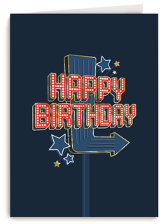 Verjaardag Happy Birthday Sterren