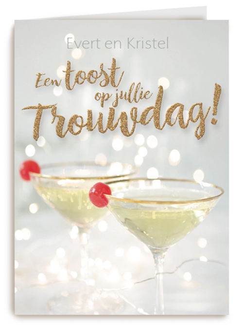 Kaart Hallmark | Huwelijksjubileum | Huwelijksjubileum Een Toost Op Jullie Trouwdag