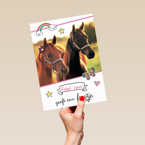 verjaardagsfeest meisje paarden zij geeft een feestje