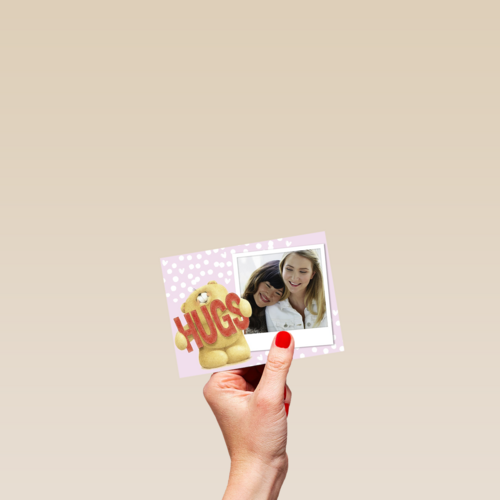 forever friends fotokaart hugs