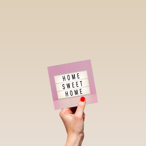 lightbox home sweet home