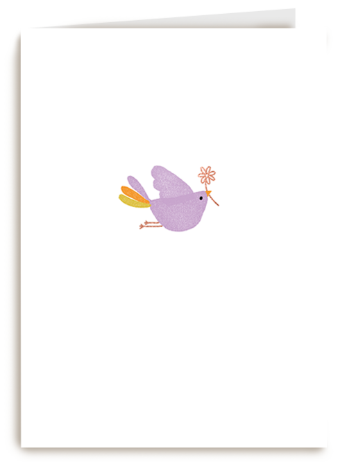 Kaart Hallmark | Condoleance Kaarten Beterschapskaarten Mentale Gezondheid Ernstig Ziek | Sterktekaart Vogel Met Bloem