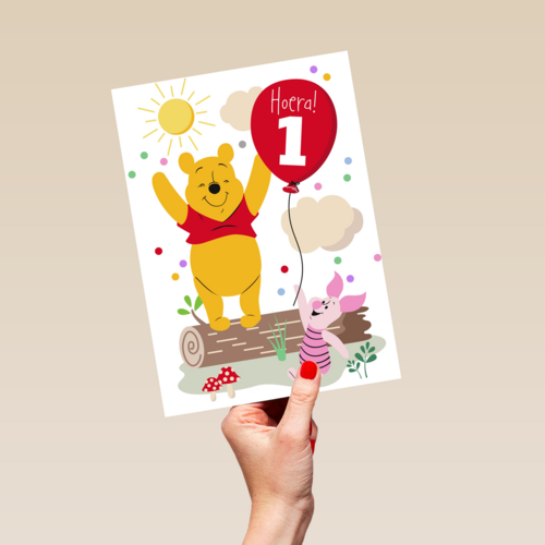 hoera 1 jaar met winnie