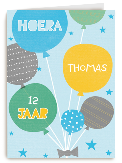 Verjaardagskaart Hallmark | Hoera Verjaardag Met Ballonnen