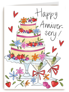 Matia Happy Anniversary taart