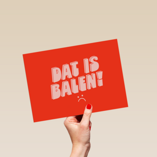Geslaagd Dat is balen