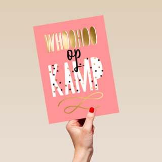 op kamp kaart woohoo op kamp