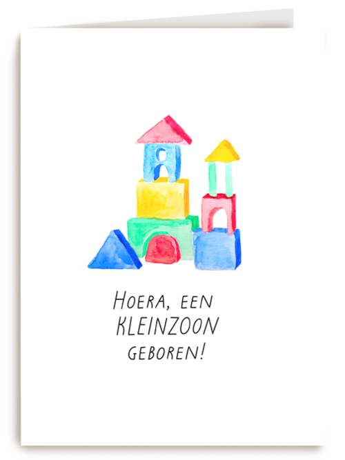 Kaart Hallmark | Geboorte Felicitatie | Geboortefelicitatie Kleinzoon