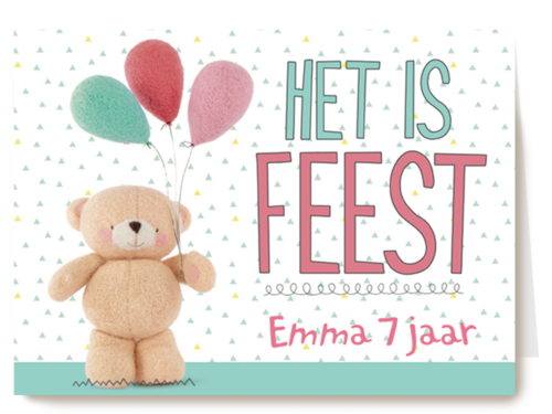Kaart Hallmark | Kaart Met Leeftijden | Een Bere Feestje Voor Jou