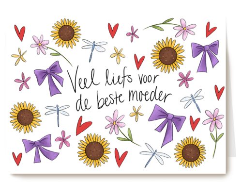 Kaart Hallmark | Moederdag | Moederdag Kaart Matia Veel Liefs Voor De Beste Moeder