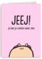 jeej je kan je voeten weer zien dochter
