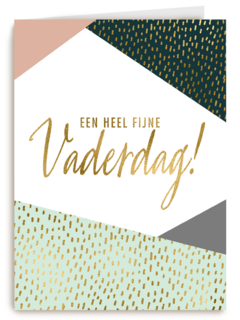 Vaderdag kaart stijlvol een heel fijne vaderdag