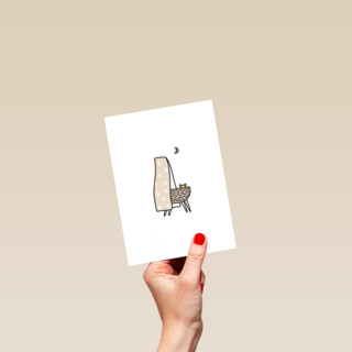 Geboortefelicitatie wiegje