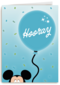 Mickey Mouse verjaardagskaart hooray