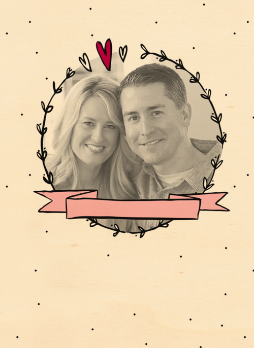 Houten Kaart Huwelijksjubileum | Houten Kaart Hallmark | Huwelijksjubileum | Fotokaart Wij Geven Een Huwelijksfeest