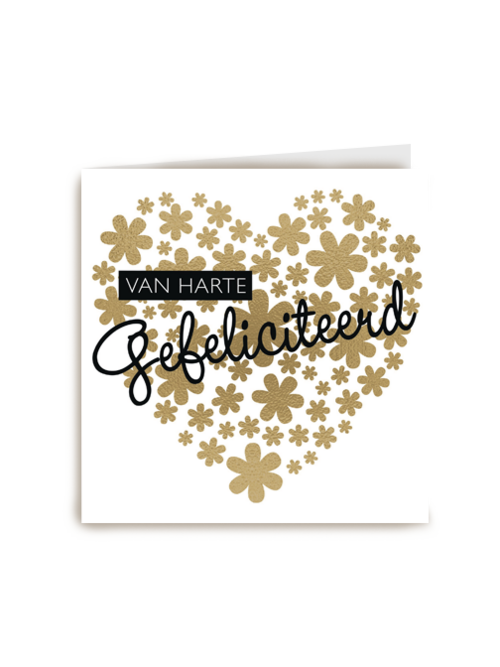 razzle dazzle kaart van harte gefeliciteerd