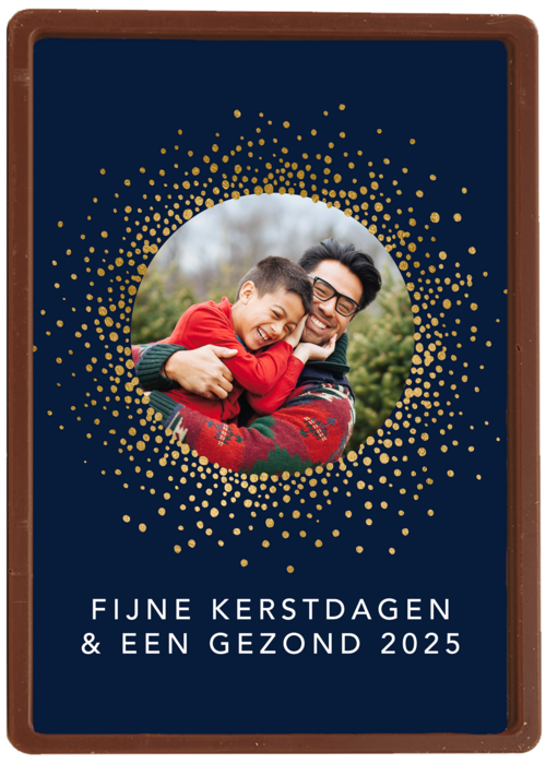Fotokaart kerst gezond nieuwjaar 2025