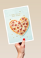vriendschap kaart klassiek i love you more than pizza
