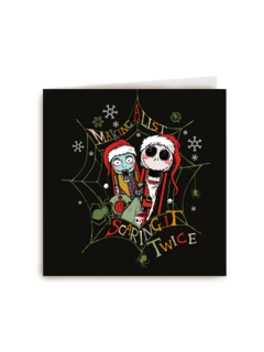 Nightmare before christmas kerstkaart