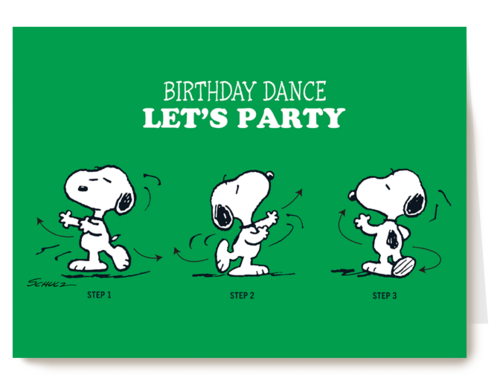 Peanuts Birthday Dance