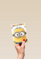 Despicable Me minion dave met bril Gefelicitieerd