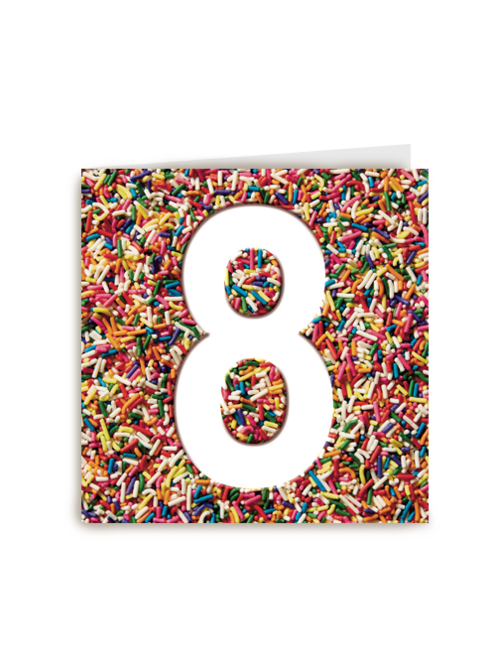 prodo design confetti 8 jaar