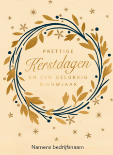 Stijlvolle zakelijke kerstkaart