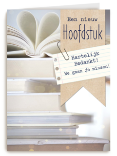 hartelijk bedankt we gaan je missen