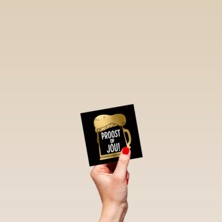proost op jou met een pul bier