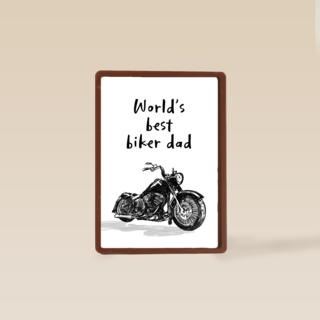 vaderdag kaart motorfiets