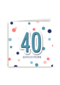 verjaardag kaart stijlvol leeftijd 40