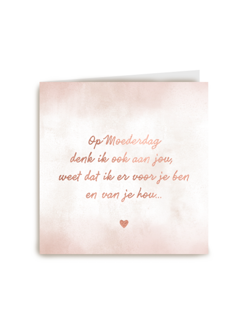 Kaart Hallmark | Moederdag | Moederdag Kaart Weet Dat Ik Er Voor Je Ben