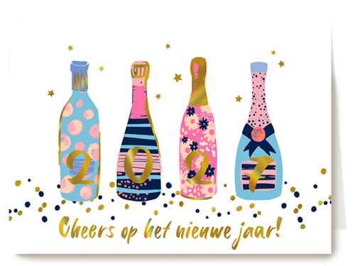 Kaart Hallmark | Nieuwjaar | Cheers Op Het Nieuwe Jaar