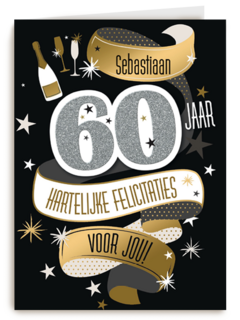 leeftijd zestig gefeliciteerd hartelijk