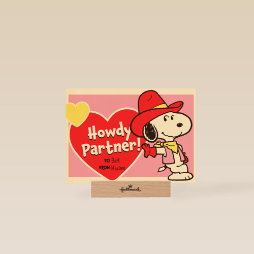 Peanuts Howdy Partner