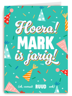 Verjaardagskaart tweeling grappig