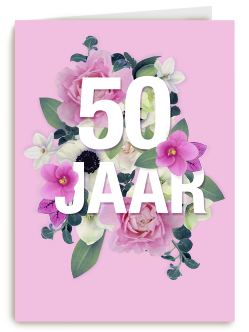 boeket voor vijftig jaar