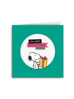 snoopy feliciteerd je