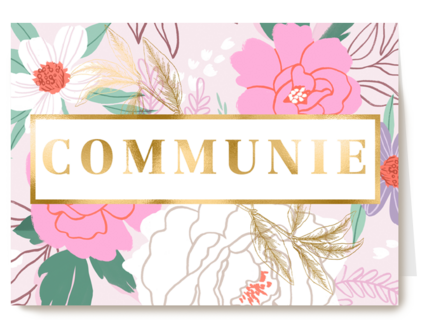 Botanische kaart communie
