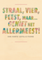feest kaart geniet het allermeest