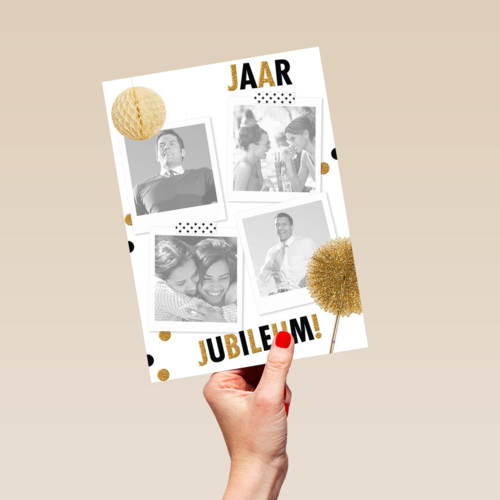 x jaar jubileum fotokaart