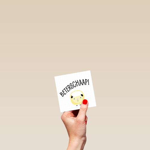 Beterschapskaart grappig Beterschaap