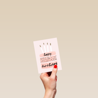 taart met happy birthday