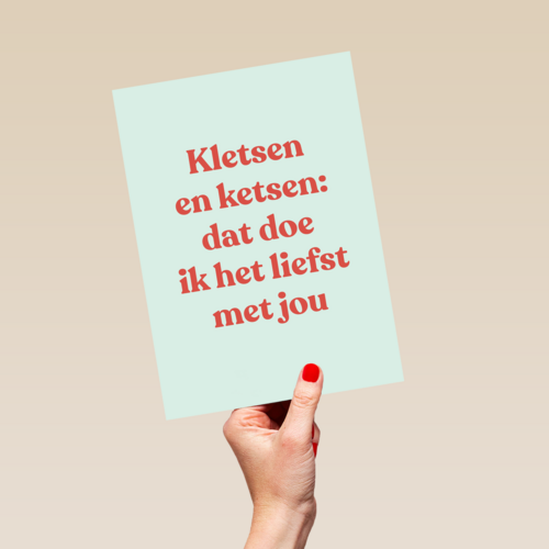 liefde kaart andc kletsen en ketsen