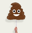 Ballon Emoji Poop Bruin