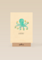 Verjaardagskaart met octopus