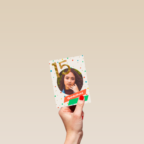 Gefeliciteerd 15 jaar fotokaart