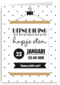 Uitnodiging etentje borrel hapje eten  